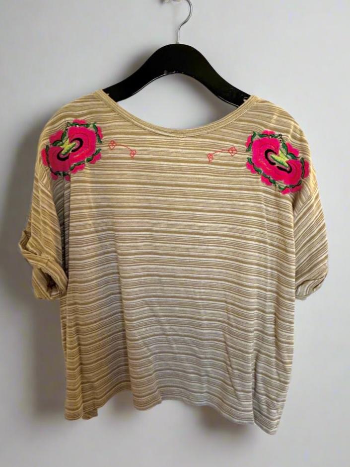 Embroidered Cropped Tshirt