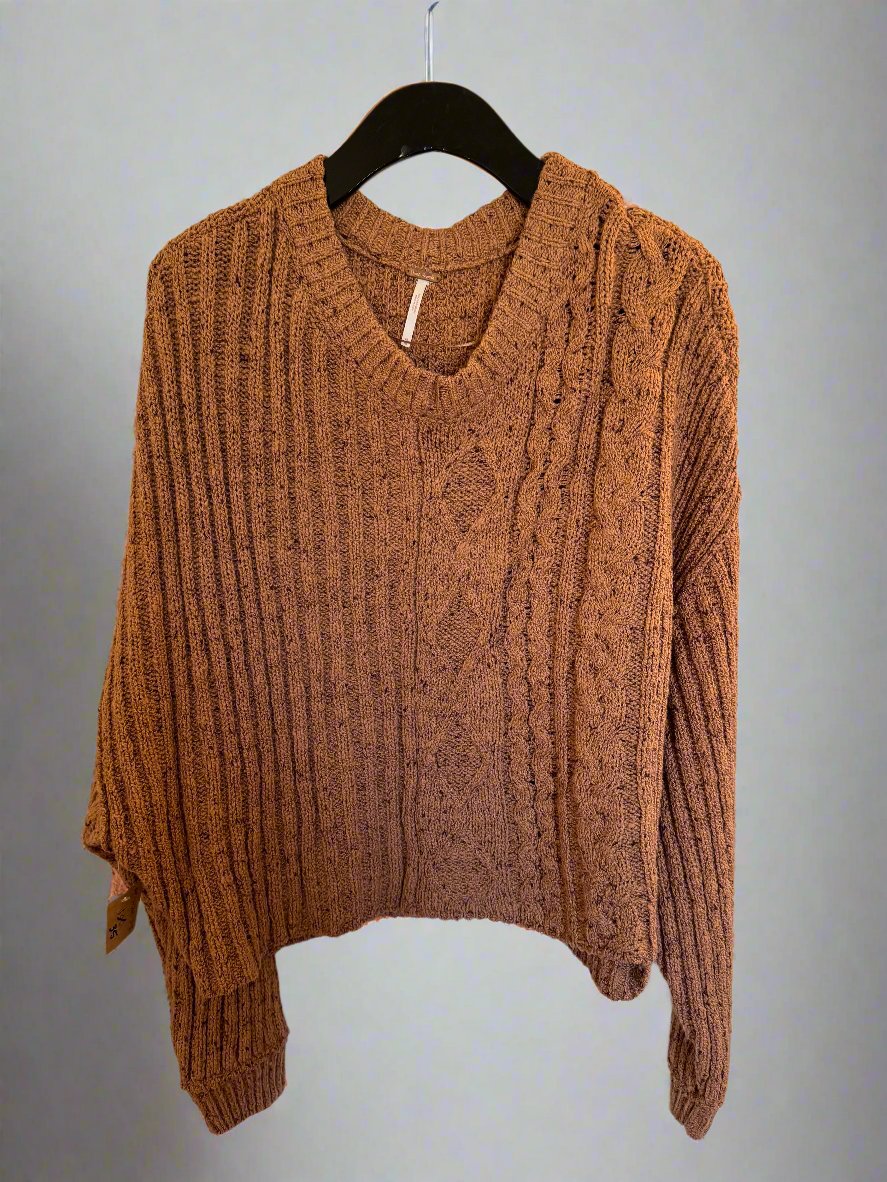 Chunky Knit Cropped Sweater