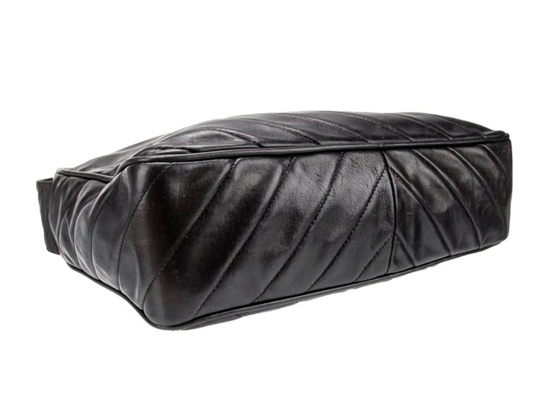 Chanel Chevron Tassel Lambskin Camera Bag