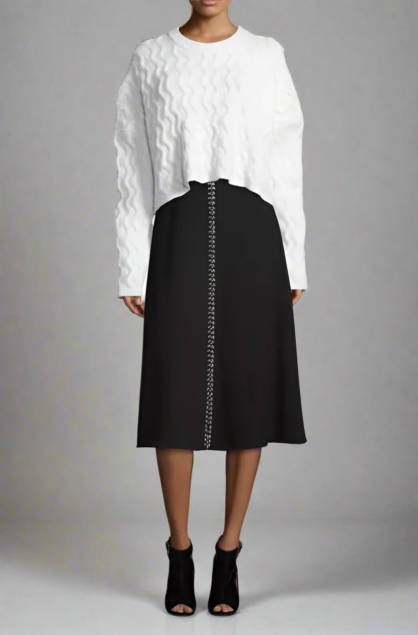 Embellished Midi Skirt